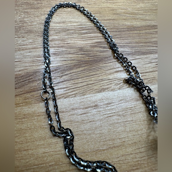 Black and white Diamond pendant - Picture 3 of 11